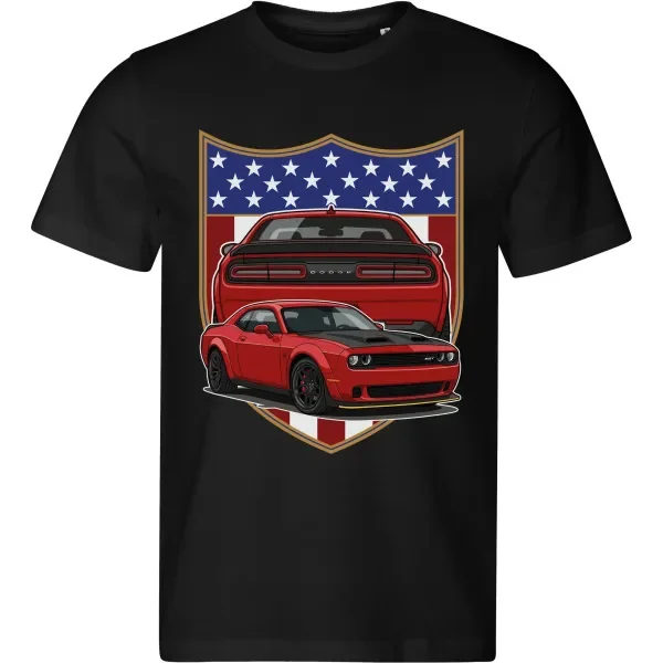 Pánské tričko Dodge Challenger SRT – American Muscle