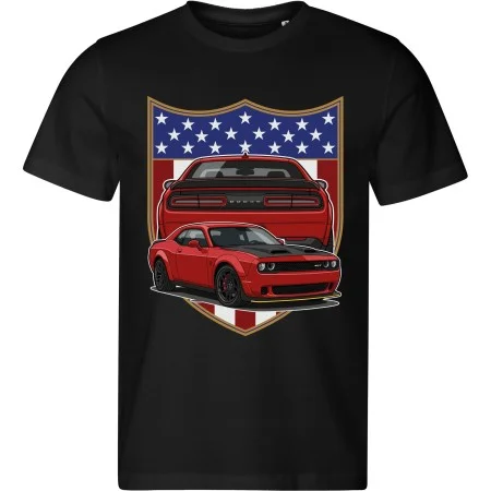 Pánské tričko Dodge Challenger SRT – American Muscle