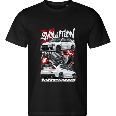 Pánské tričko Mitsubishi Lancer Evolution X – Turbocharged 4B11