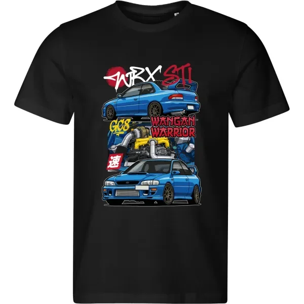 Pánské tričko Subaru Impreza WRX STI GC8 – Wangan Warrior