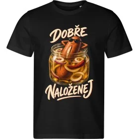 Pánské tričko Dobře naloženej – párek ve sklenici