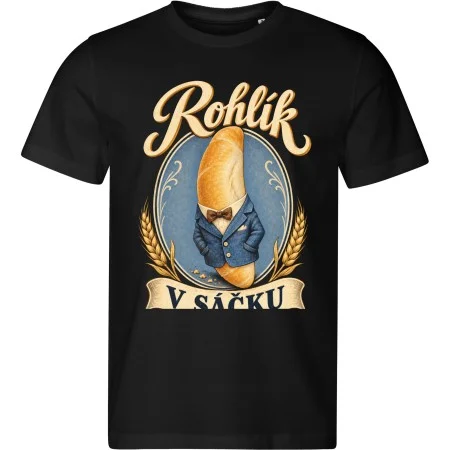 Pánské tričko Rohlík v sáčku