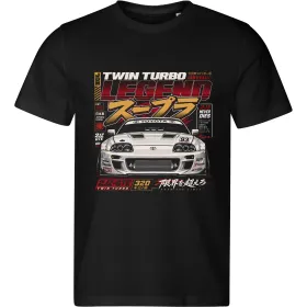 Pánské tričko Toyota Supra MKIV – Twin Turbo Legend
