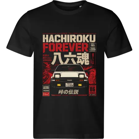 Pánské tričko Toyota AE86 Trueno – Hachiroku Forever