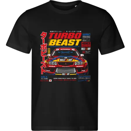 Pánské tričko Mitsubishi Lancer Evolution VI – Turbo Beast