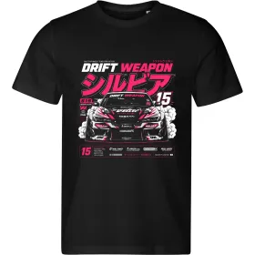 Pánské tričko Nissan Silvia S15 – Drift Weapon