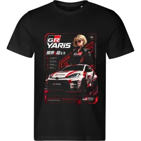 Pánské tričko Toyota GR Yaris – Gazoo Racing Anime