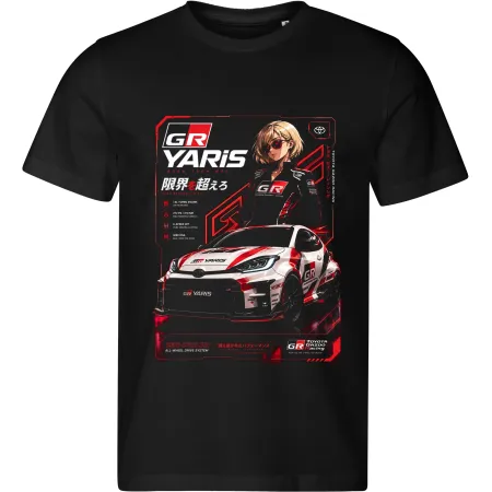 Pánské tričko Toyota GR Yaris – Gazoo Racing Anime