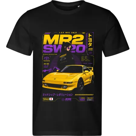 Pánské tričko Toyota MR2 SW20 – Midship Anime