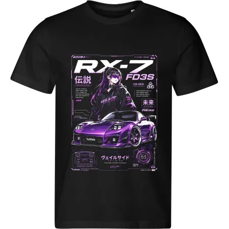 Pánské tričko Mazda RX-7 FD3S – Veilside Anime