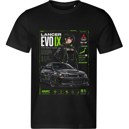 Pánské tričko Mitsubishi Lancer Evolution IX – WRC Anime