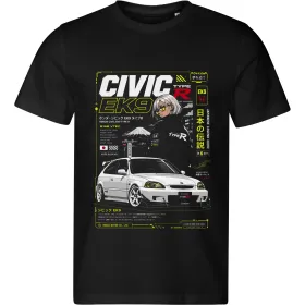 Pánské tričko Honda Civic Type R EK9 – JDM Anime