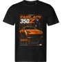 Pánské tričko Nissan Fairlady 350Z – Orange Anime
