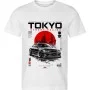 Bílé tričko Toyota Chaser JZX100 – Tokyo Street Racing – černý Chaser