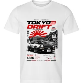 Bílé tričko Toyota AE86 Trueno – Tokyo Drift – Legends Never Die
