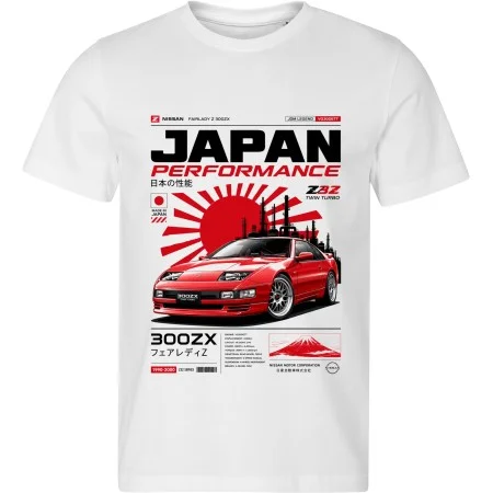 Bílé tričko Nissan 300ZX Z32 – Japan Performance