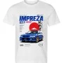 Bílé tričko Subaru Impreza WRX STI GC8 – Rally Legend