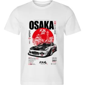 Bílé tričko Nissan Silvia S13 – Osaka JDM Drift Culture