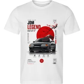 Bílé tričko Nissan Skyline GT-R R32 – JDM Legend