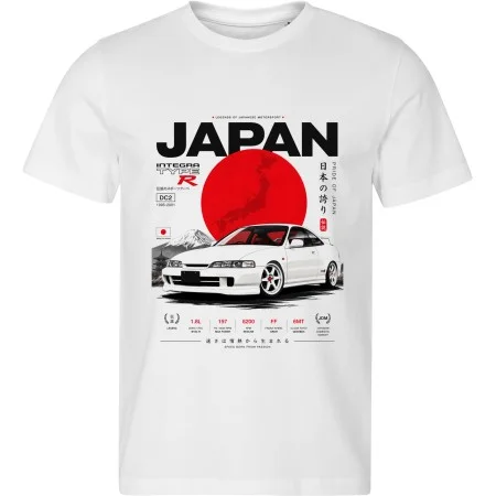 Bílé tričko Honda Integra Type R DC2 – Japan – Pride of Japan