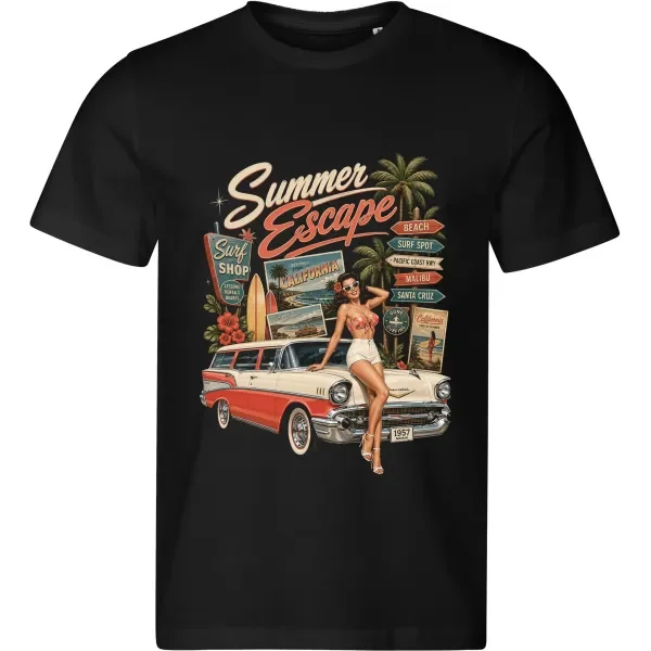 Pánské tričko Chevrolet Nomad 1957 – Summer Escape