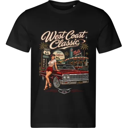 Pánské tričko Chevrolet Impala SS 1964 – West Coast Classic