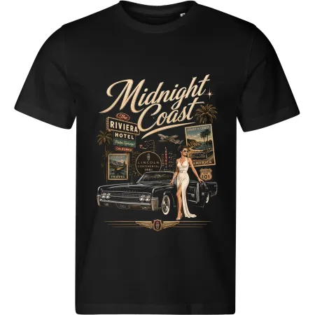 Pánské tričko Lincoln Continental 1961 – Midnight Coast