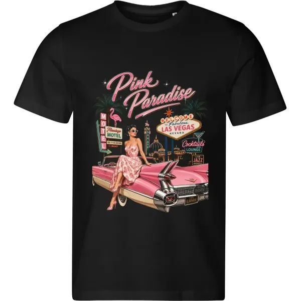 Pánské tričko Cadillac Eldorado 1959 – Pink Paradise