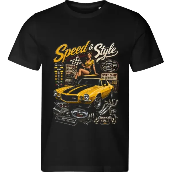 Pánské tričko Chevrolet Camaro Z28 1973 – Speed and Style