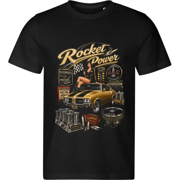 Pánské tričko Oldsmobile 442 1970 – Rocket Power