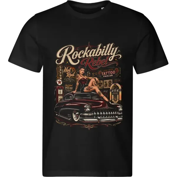 Pánské tričko Mercury Custom Hot Rod – Rockabilly Rebel