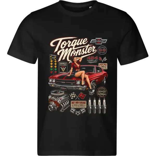 Pánské tričko Chevrolet Chevelle SS 454 1970 – Torque Monster