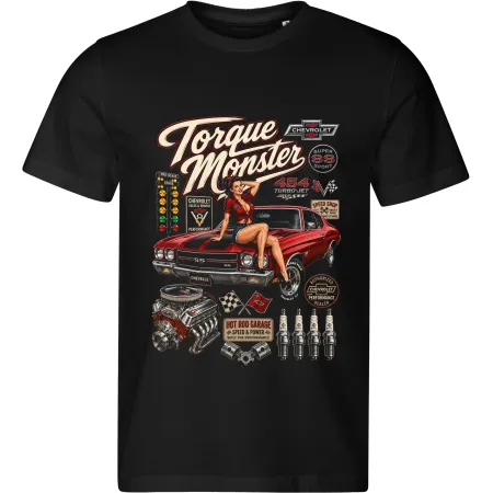 Pánské tričko Chevrolet Chevelle SS 454 1970 – Torque Monster