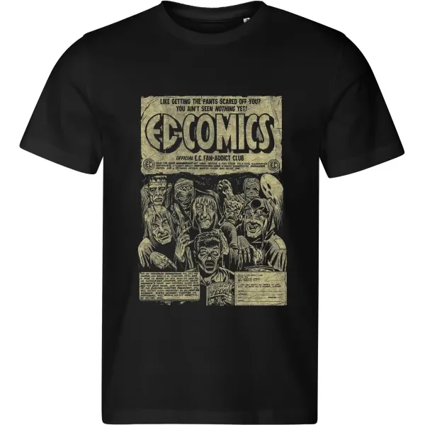 Pánské tričko EC Comics – Horror Fan-Addict