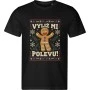 Pánské černé tričko Malfini 813 s vánočním motivem Shrek – Vyliž mi polevu!