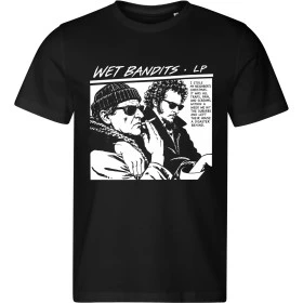 Pánské černé tričko s vánočním motivem Sám doma – Wet Bandits LP