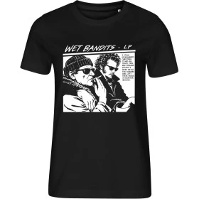 Dámské černé tričko s vánočním motivem Sám doma – Wet Bandits LP
