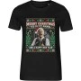Dámské černé tričko s vánočním motivem Sám doma 2 – Merry Christmas You Filthy Animal