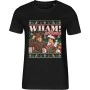 Dámské černé tričko s vánočním motivem WHAM! – Last Christmas