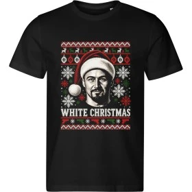 Pánské černé tričko s vánočním motivem Breaking Bad – Walter White White Christmas