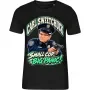 Dámské tričko Policejní akademie – Carl Sweetchuck – Small Cop, Big Panic!