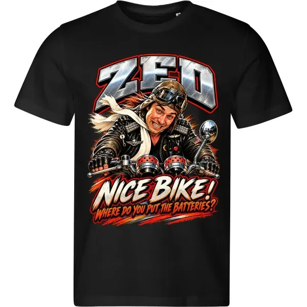 Pánské tričko Policejní akademie – Zed – Nice Bike!