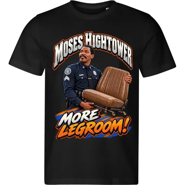 Pánské tričko Policejní akademie – Moses Hightower – More Legroom!