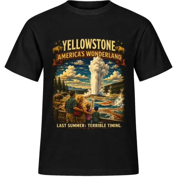 Unisex tričko JustATees – Yellowstone – Last Summer – samostatné tričko