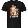 Pánské tričko Akita inu – ve svém živlu – detail trička