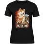Dámské tričko Akita inu – ve svém živlu – detail trička