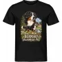 Pánské tričko Bernský salašnický pes – ve svém živlu – detail trička