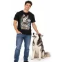 Pánské tričko Husky – ve svém živlu – člověk se psem