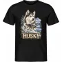 Pánské tričko Husky – ve svém živlu – detail trička