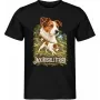 Pánské tričko Jack Russell teriér – ve svém živlu – detail trička